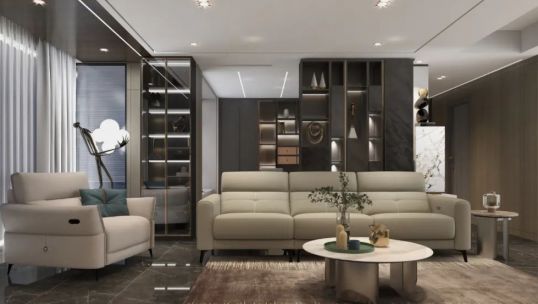 庫斯家居丨150㎡摩登住宅，輕奢時(shí)尚